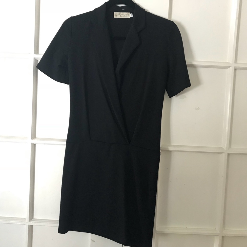 Ponte black dress